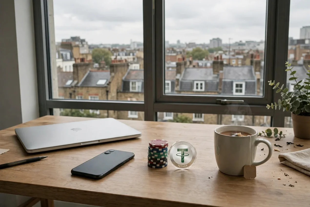 Casinos that accept Tether in the UK: payment evidence